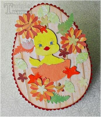 Duckling in Shell Chipboard