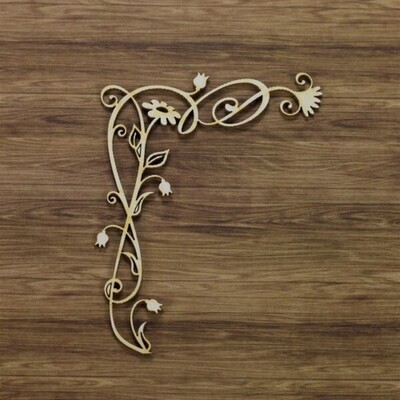 Floral Ornament Chipboard