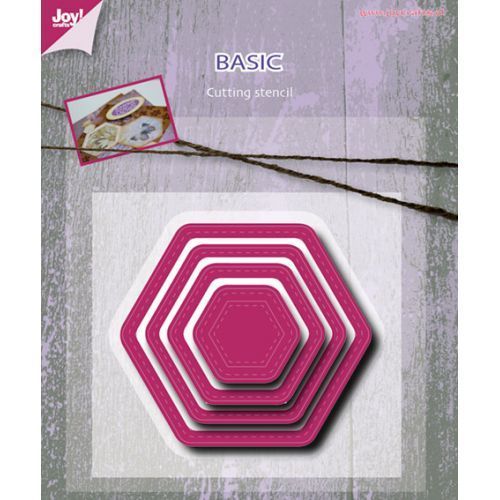 Mery's Nested Stitched Hexagonal die set