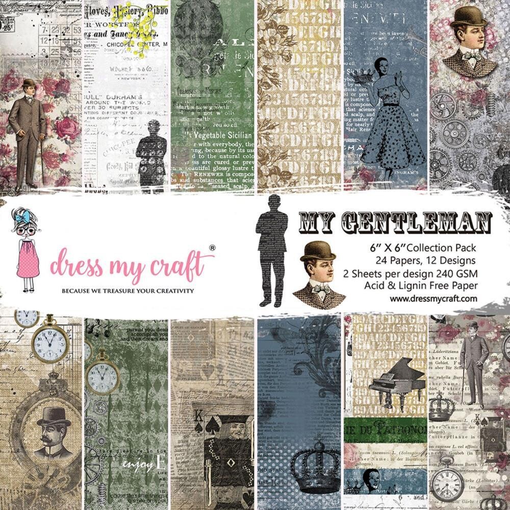My Gentleman Paper Pad 6x6