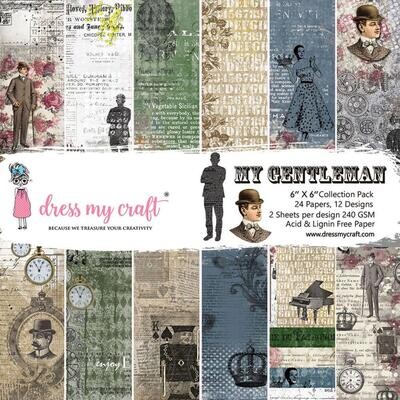 My Gentleman Paper Pad 6x6