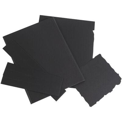 49 and MARKET FOUNDATIONS JAGGED QUARTER FLIP FOLIO - Black