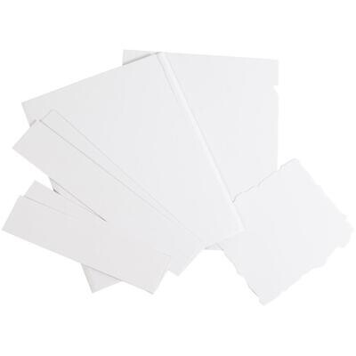 49 and MARKET FOUNDATIONS JAGGED QUARTER FLIP FOLIO - White