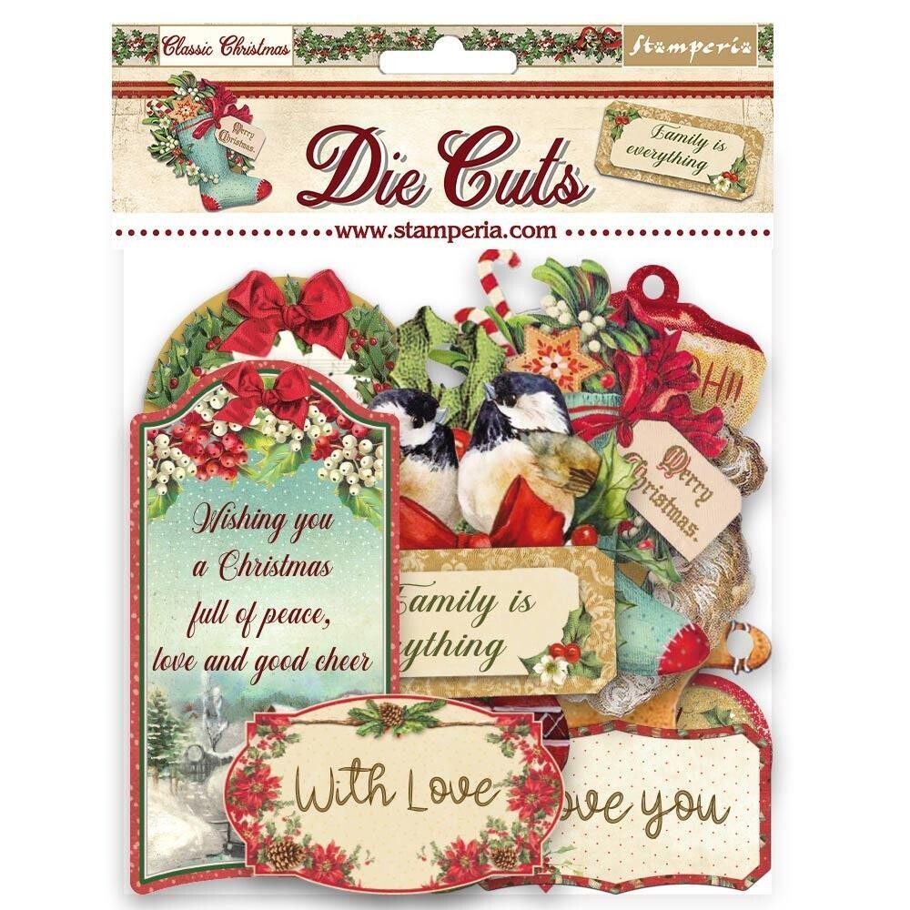 STAMPERIA CLASSIC CHRISTMAS Die-Cuts