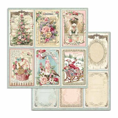 STAMPERIA PINK CHRISTMAS 12x12 Paper Set