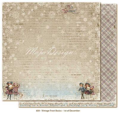 MAJA DESIGN - Vintage Frost Basics 6x6 Paper Stack