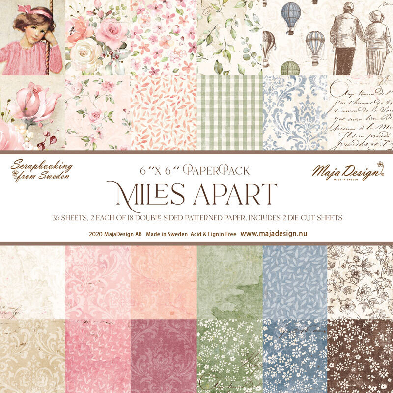 MAJA DESIGN Miles Apart 6x6 Paper Stack