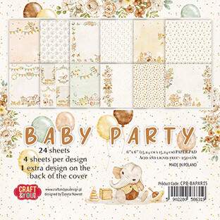 CRAFT & YOU DESIGN BABY PARTY 6x6 Paper Set