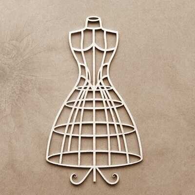 Dress Form Chipboard