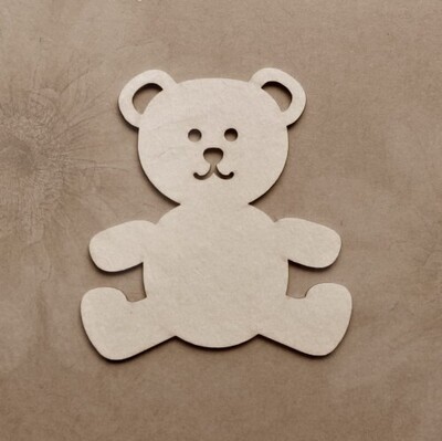 Teddy Bear Sitting Chipboard
View All (3)