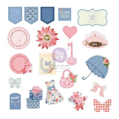 PRIMA JULIE NUTTING Frayed Denim Ephemera