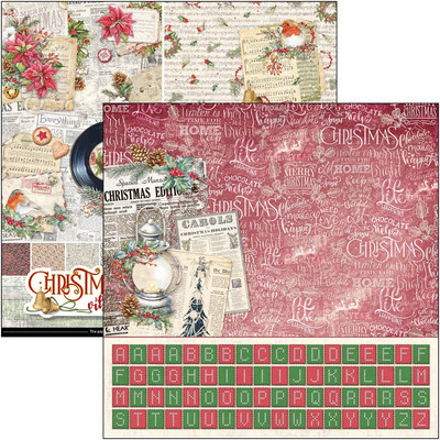 Ciao Bella CHRISTMAS VIBES PATTERNS 12x12 Paper Pad