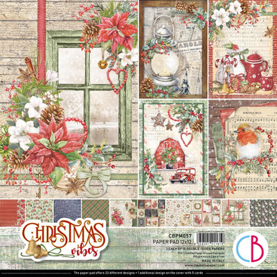 Ciao Bella CHRISTMAS VIBES 12x12 Paper Pad