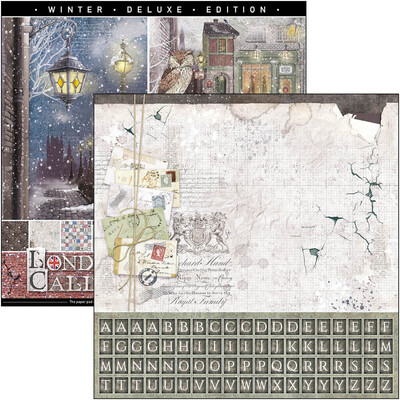 Ciao Bella LONDON'S CALLING PATTERNS 12x12 Paper Pad
