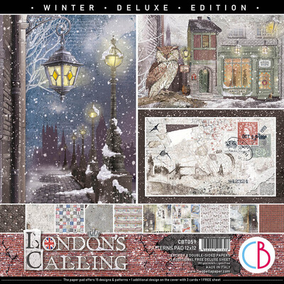 Ciao Bella LONDON&#39;S CALLING PATTERNS 12x12 Paper Pad