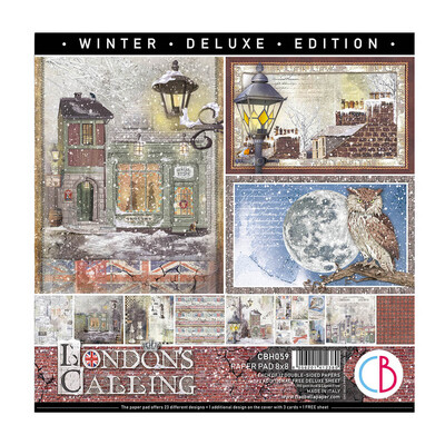 Ciao Bella LONDON&#39;S CALLING 8x8 Paper Set