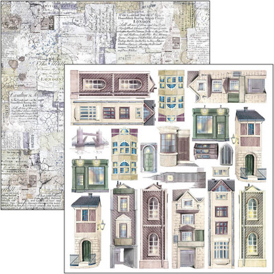 Ciao Bella LONDON'S CALLING FUSSY CUT 6x6 Paper Set
