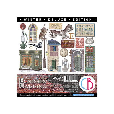 Ciao Bella LONDON&#39;S CALLING FUSSY CUT 6x6 Paper Set
