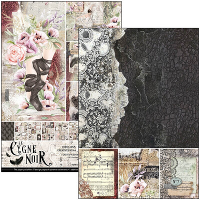 Ciao Bella LE CYGNE NOIR A4 Creative Pad