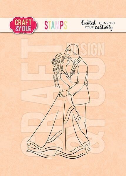 CRAFT &amp; YOU DESIGN HAPPY YOUNG COUPLE Stamp