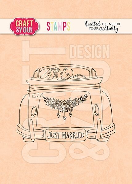 CRAFT &amp; YOU DESIGN WEDDING CAR Stamp
