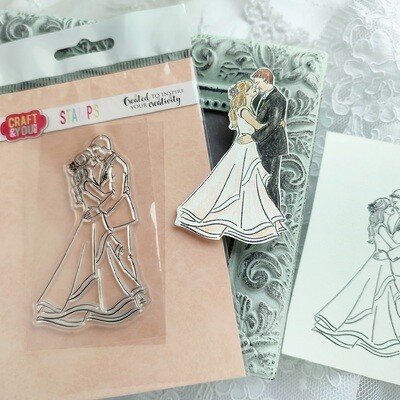 CRAFT &amp; YOU DESIGN HAPPY YOUNG COUPLE Stamp