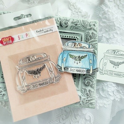 CRAFT &amp; YOU DESIGN WEDDING CAR Stamp