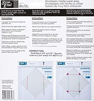 SCOR-PAL  Scor- Envi Diagonal &amp; Envelope Template