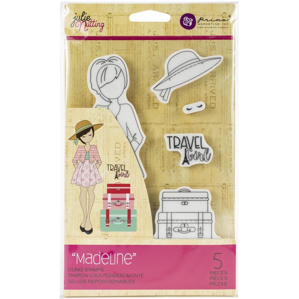 Julie Nutting &quot;Madeline&quot; Cling Stamp Set