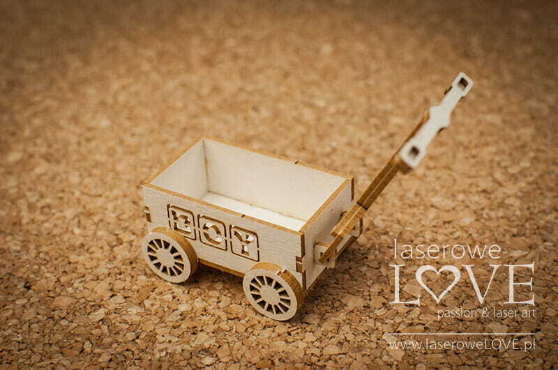 3D Toy Wagon Chipboard