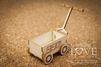 3D Toy Wagon Chipboard