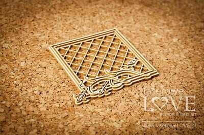 2D Square Grain Frame with Mesh Chipboard