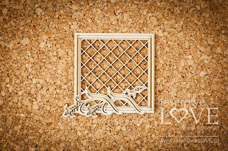 2D Square Grain Frame with Mesh Chipboard