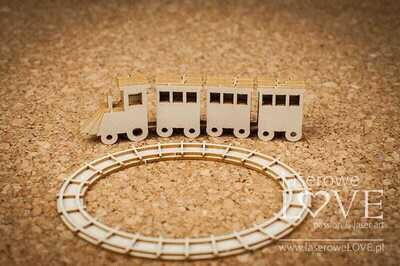 3D Train Chipboard