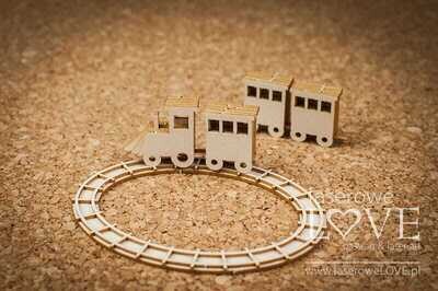 3D Train Chipboard