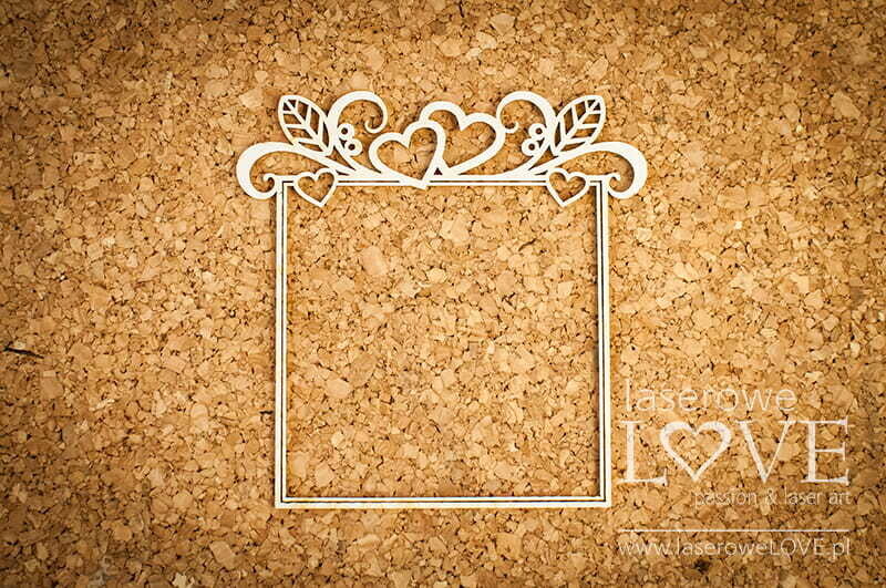 Square Frame with Herbage Chipboard