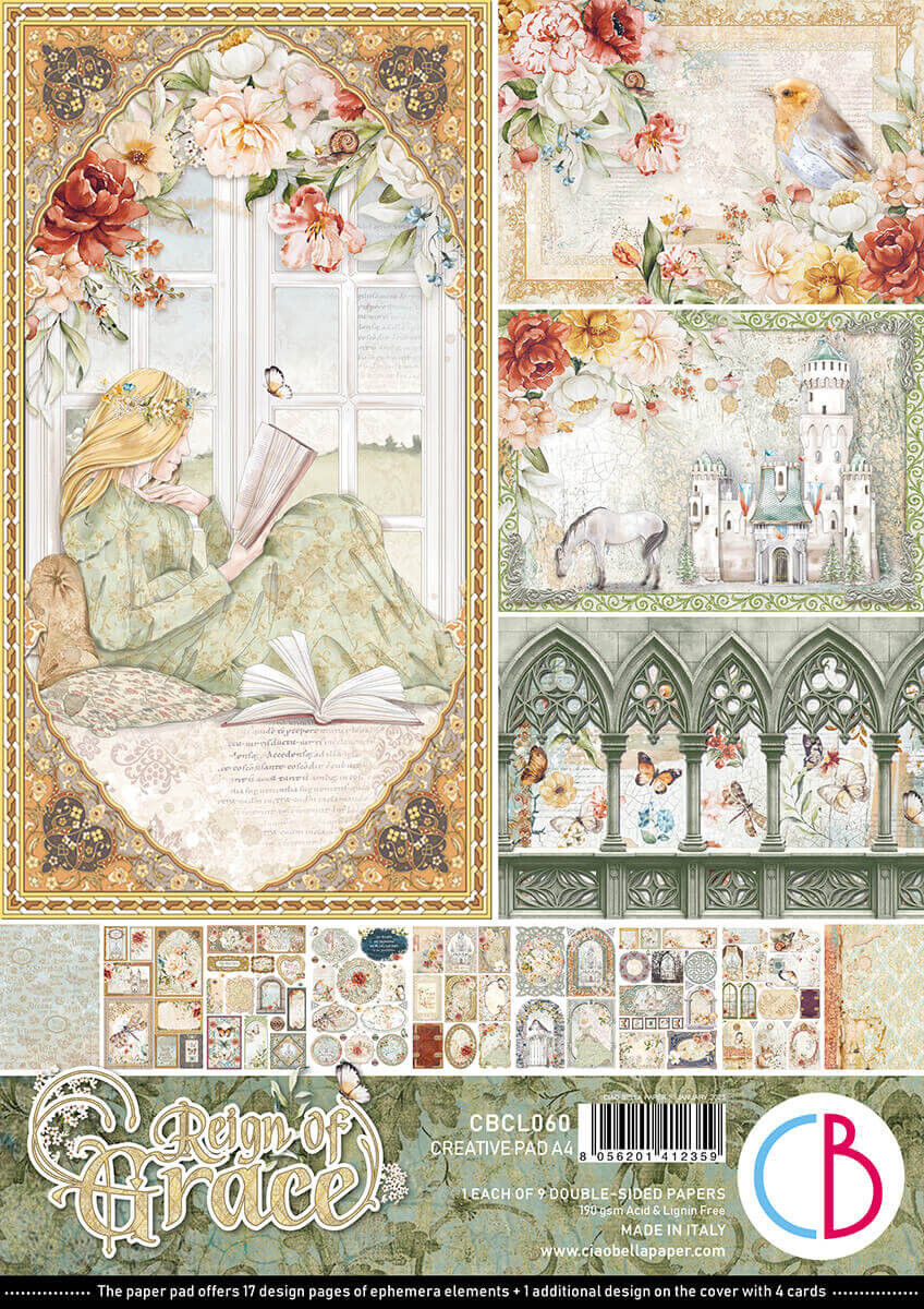 Ciao Bella REIGN OF GRACE A4 Creative Pad