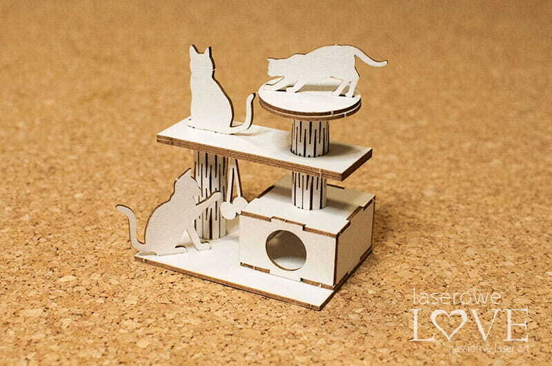 3D Cat Scratcher Chipboard