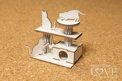 3D Cat Scratcher Chipboard