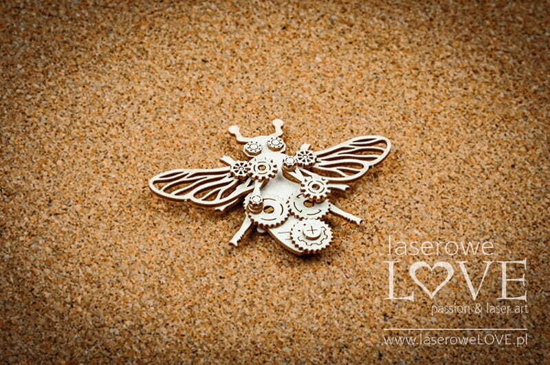 3D Mechanical Bee Chipboard