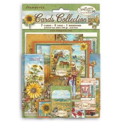 STAMPERIA SUNFLOWER ART Cards Collection
