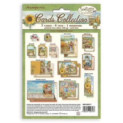 STAMPERIA SUNFLOWER ART Cards Collection