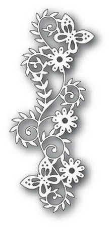 Butterfly Scroll die