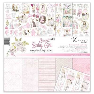 LEXI DESIGN - Sweet Baby Girl Paper Set