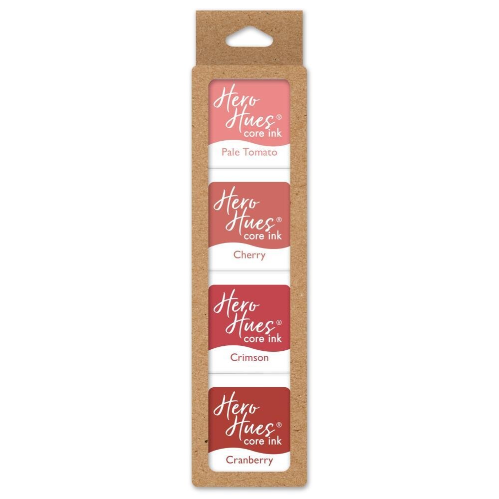 Hero Arts Core Ink Cubes 4/Pkg - Reds