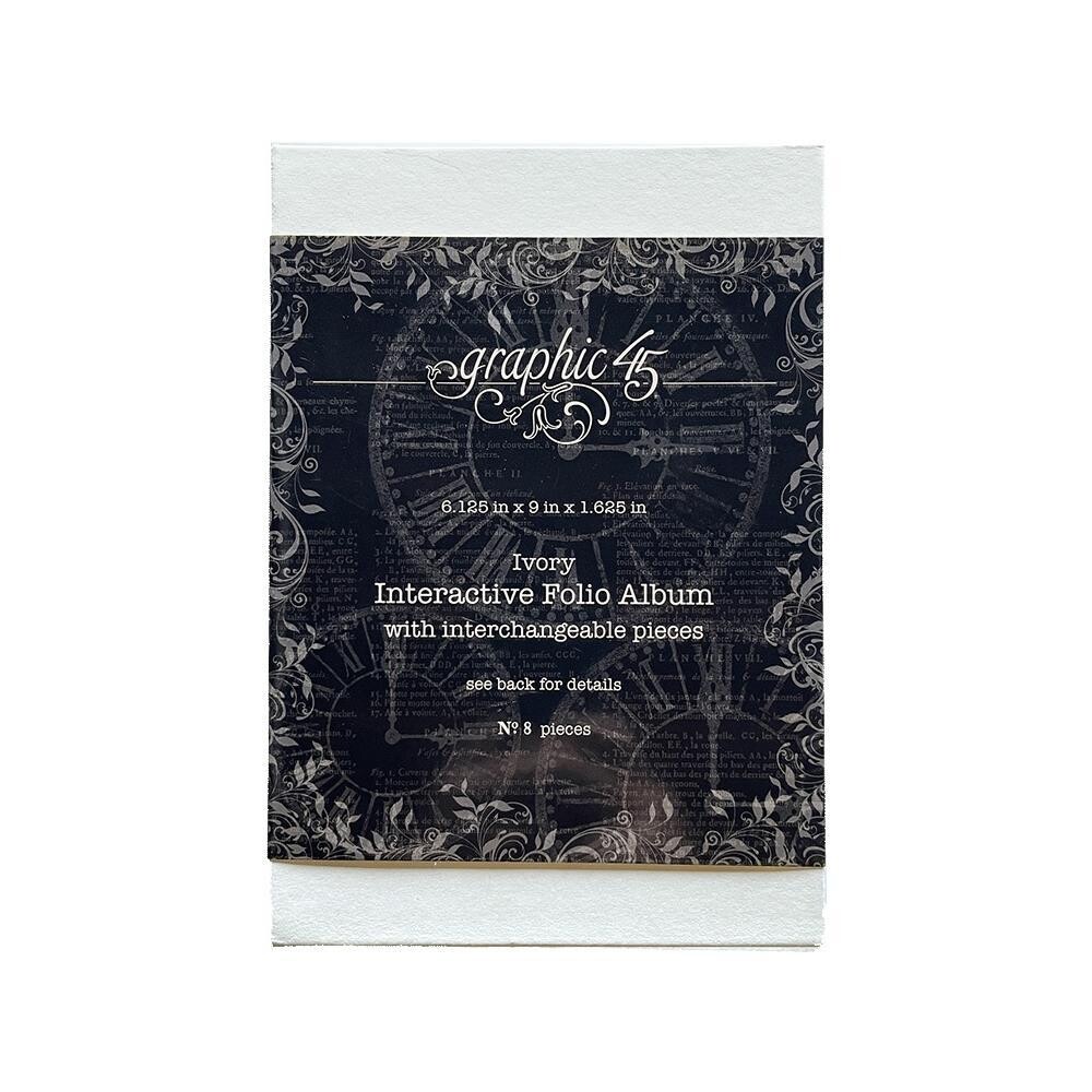 GRAPHIC 45 Staples Interactive Folio Album - Ivory