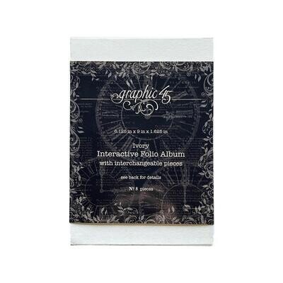 GRAPHIC 45 Staples Interactive Folio Album - Ivory