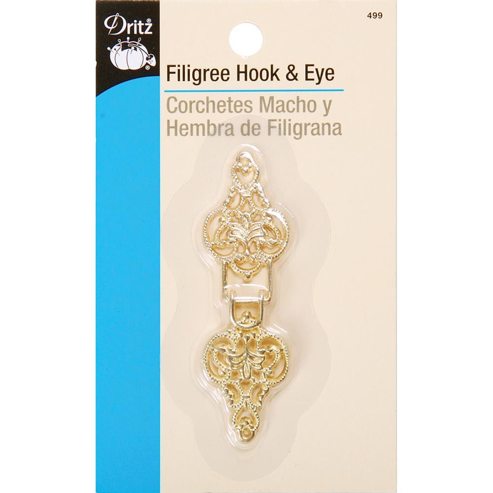 Dritz Hook & Eye Clasp - gold