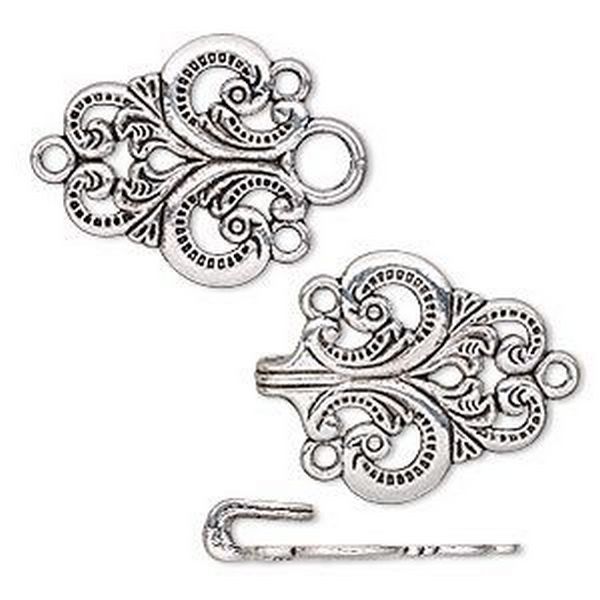 Antique Silver Toggle Clasps