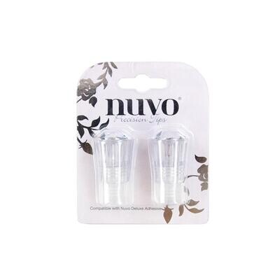 NUVO  Deluxe Adhesive Precision Nozzles  2/Pkg